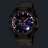 Casio Edifice White Genuine Leather Strap Men's Watch ECB-2300HR-1ADR