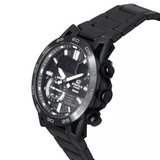 Casio Edifice Black Dial Stainless Steel Strap Men Watch ECB-40BK-1ADF