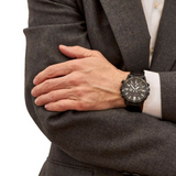 Casio Edifice Black Dial Stainless Steel Strap Men Watch ECB-40BK-1ADF