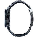 Casio Edifice Black Dial Stainless Steel Strap Men Watch ECB-40BK-1ADF