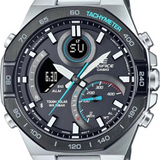 Casio Edifice Chronograph Silver Stainless Steel Strap Men Watch ECB-950DB-1ADF