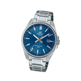 Casio Edifice Blue Dial Silver Stainless Steel Analog Men's Watch EFV-150D-2AVUDF