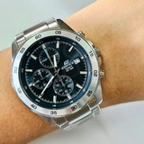 Casio Edifice Chronograph Silver Stainless Steel Strap Men Watch EFR-526D-2AVUDF