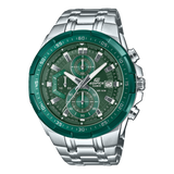 Casio Edifice Green Dial Stainless Steel Strap Men Watch EFR-539DE-3ADR-P