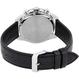 Casio Edifice Black Leather Strap Men's Watch - Chronograph | EFR-574BL-1AVUDF-P