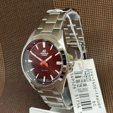 Casio General Black Dial Silver Stainless Steel Strap Unisex Watch EFV-140D-1AVUDF-P