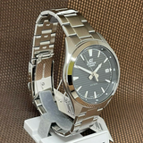 Casio General Black Dial Silver Stainless Steel Strap Unisex Watch EFV-140D-1AVUDF-P