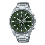 Casio Edifice Chronograph Silver Stainless Steel Strap Men Watch EFV-610D-3CVUDF-P