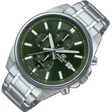 Casio Edifice Chronograph Silver Stainless Steel Strap Men Watch EFV-610D-3CVUDF-P