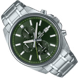 Casio Edifice Chronograph Silver Stainless Steel Strap Men Watch EFV-610D-3CVUDF-P
