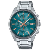 Casio Edifice Silver Stainless Steel Strap Men Watch EFV-610DE with P Series