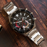 Casio Edifice EFV-620D-1A4VUDF Black Dial Stainless Steel Men's Watch