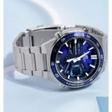 Casio Edifice Blue Dial Silver Stainless Steel Strap Men Watch EFV-C110D-2AVDF-P