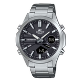 Casio Edifice Black Dial Silver Stainless Steel Strap Men Watch EFV-C120D-1ADF