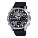 Casio Edifice Black Leather Strap Men Watch EFV-C120L-8ADF-P