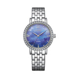 Citizen Quartz Silver Stainless Strap Women's Watch EL3100-55N