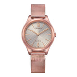 Citizen Eco-Drive Rose Gold Milanese Strap Women Watch EM0508-80X