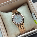 Citizen Sakura Eco-Drive Rose Gold Stainless Steel Strap Women's Watch EM0508-98W