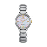 Citizen Eco-Drive Silver Stainless Steel Strap Women Watch EM0927-87Y