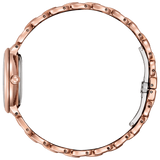 Citizen Eco-Drive Rose Gold Stainless Steel Strap Women's Watch EM0928-84D