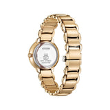 Citizen Eco-Drive Rose Gold Stainless Steel Strap Women Watch EM0929-81Y
