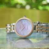 Citizen Eco-Drive L Two-Tone Stainless Steel Strap Women Watch EM0996-84Y