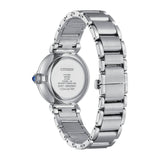 Citizen Eco-Drive Blue Dial Silver Stainless Steel Strap Women Watch EM1060-87N
