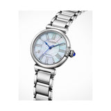 Citizen Eco-Drive Blue Dial Silver Stainless Steel Strap Women Watch EM1060-87N