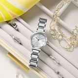 Citizen Eco-Drive Silver Stainless Steel Strap Women's Watch EM1070-83A