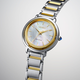 Citizen Eco-Drive Two-Tone Stainless Steel Strap Women Watch EM1104-83D
