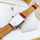 Citizen Eco-Drive Pink Leather Strap Women's Watch - Mother of Pearl Dial | EM1193-08D