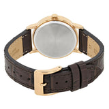 Citizen Quartz Mother of Pearl Dial Brown Leather Strap Women’s Watch EQ9063-04D