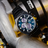 Casio Edifice Chronograph Blue Dial Stainless Steel Strap Men Watch EQS-950DC-2AVUDF