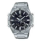 Casio Edifice Black Dial Silver Stainless Steel Strap Men Watch ERA-110D-1AVDF