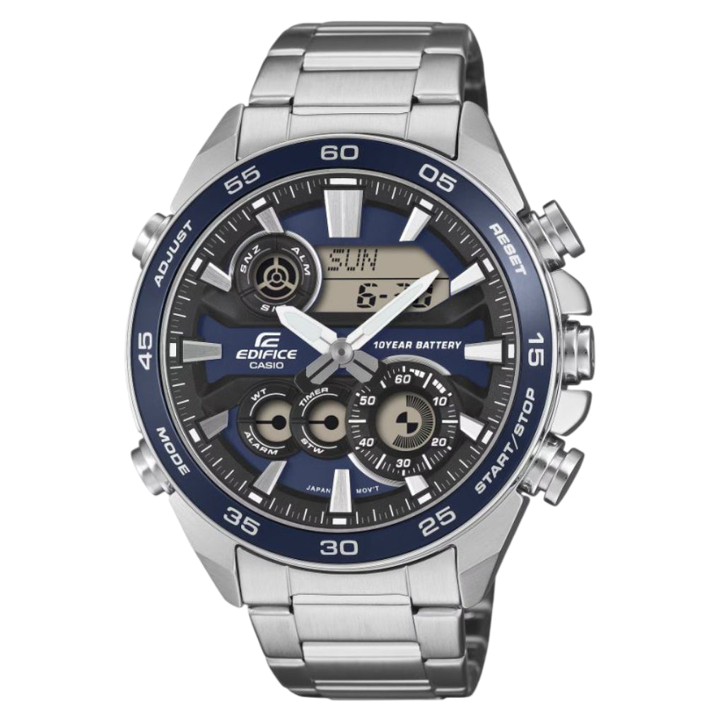 Casio Edifice Digital-Analogue Stainless Steel Strap Men's Watch ERA-130D Series