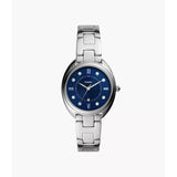 Fossil Gabby Blue Dial Stainless Steel Women's Watch ES5087P