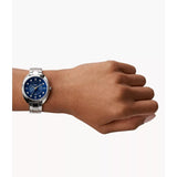 Fossil Gabby Blue Dial Stainless Steel Women's Watch ES5087P