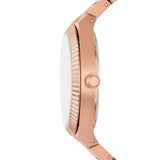 Fossil Scarlette Rose Gold Stainless Steel Strap Women Watch ES5258