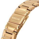 Fossil Scarlette Rose Gold Stainless Steel Strap Women Watch ES5258
