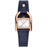 Fossil Harwell Blue Leather Strap Women Watch ES5266