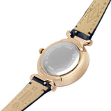 Fossil Carlie Navy Blue Leather Strap Women Watch ES5295