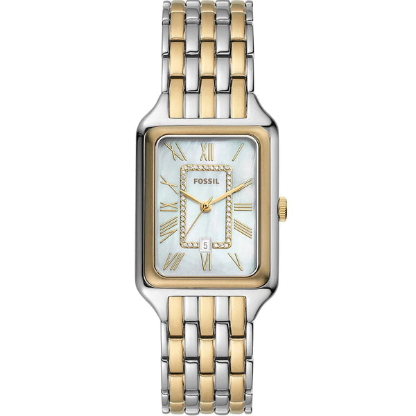 Fossil Raquel Two-Tone Stainless Steel Strap Women Watch ES5305