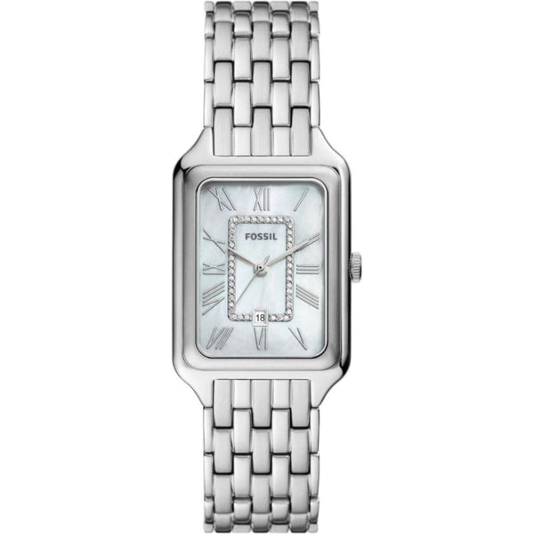 Fossil Raquel Silver Dial & Stainless Steel Strap Women Watch ES5306