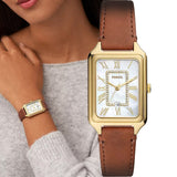 Fossil Raquel Brown Leather Strap Women Watch ES5307