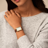 Fossil Raquel Brown Leather Strap Women Watch ES5307