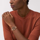 Fossil Jacqueline Rose Gold Tone Stainless Steel Women's Watch ES5322P