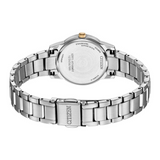 Citizen Black Dial Stainless Steel Unisex Watch EW2317-76E