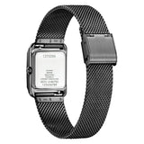 Citizen Eco-Drive Blue Dial Milanese & Leather Strap Women Watch EW5597-63L