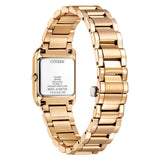 Citizen Eco-Drive Gold Stainless Steel Strap Women Watch EW5603-89Y
