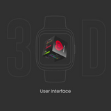 HiFuture Edge Collection Silicone Strap Unisex Smartwatch